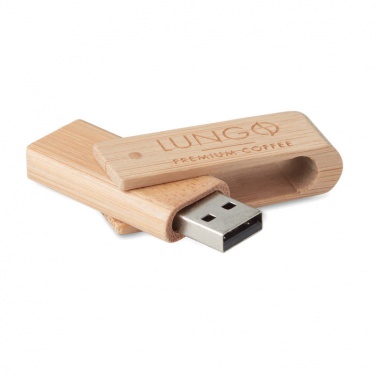 Logo trade advertising products picture of: Bamboo USB    16GB