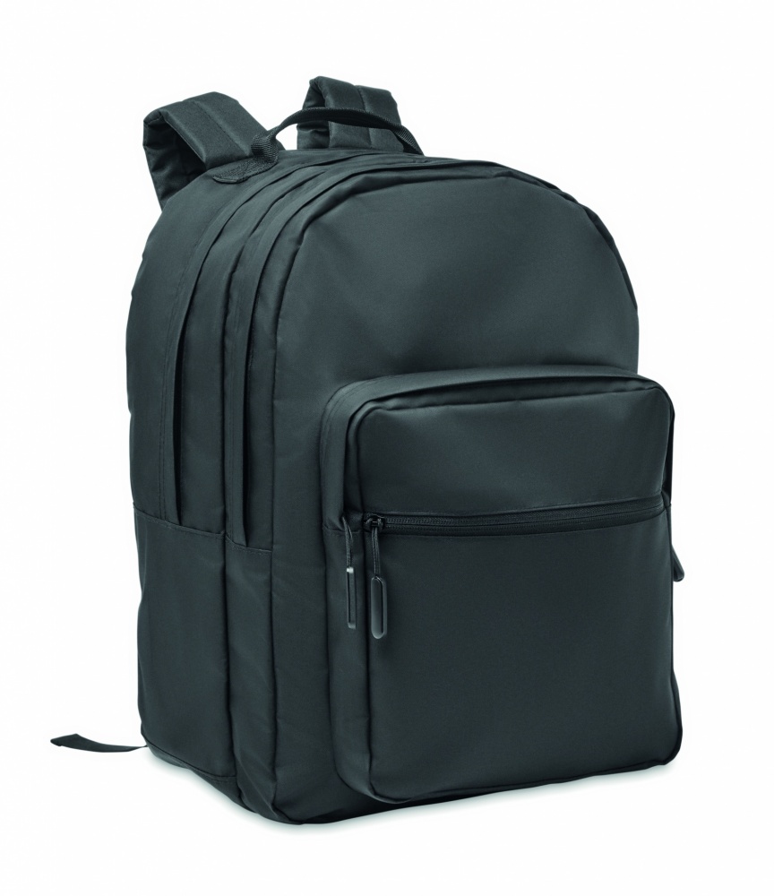 Logo trade promotional merchandise image of: 300D RPET laptop backpack