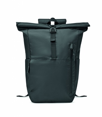 Logotrade promotional item image of: 300D RPET rolltop backpack