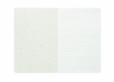 Logo trade promotional giveaway photo of: A5 seed paper cover notebook
