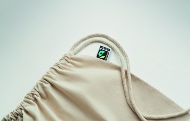 Logotrade promotional product picture of: Drawstring bag Fairtrade