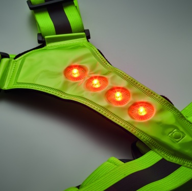 Logo trade promotional product photo of: Reflective body belt with LED
