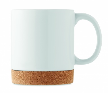 Logo trade promotional products picture of: Sublimation ceramic cork mug
