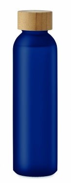 Logo trade promotional merchandise picture of: Frosted glass bottle 500ml