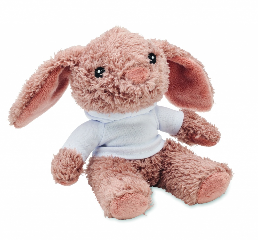 Logotrade promotional items photo of: Bunny plush wearing a hoodie