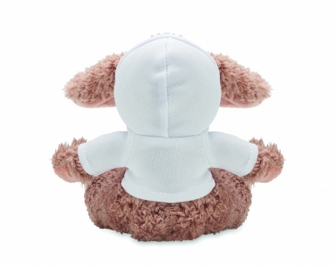 Logo trade promotional products image of: Bunny plush wearing a hoodie