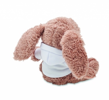 Logo trade promotional item photo of: Bunny plush wearing a hoodie