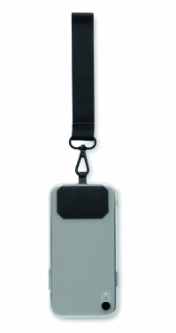Logo trade promotional merchandise photo of: Polyester phone wrist strap