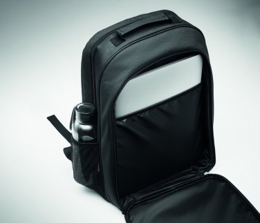 Logo trade corporate gifts image of: 300D RPET Cooling backpack