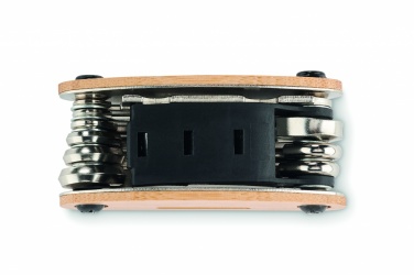 Logo trade business gifts image of: Multi tool pocket in bamboo