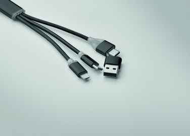 Logo trade promotional merchandise picture of: 4 in 1 charging cable type C