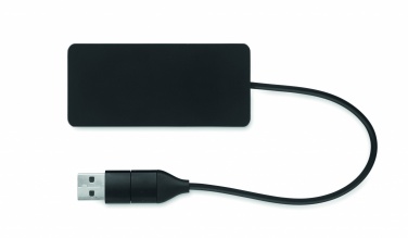 Logo trade promotional gifts picture of: 3 port USB hub with 20cm cable