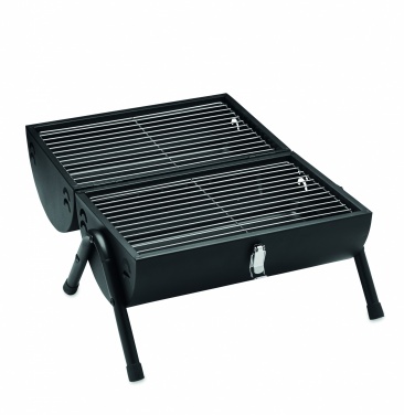 Logo trade promotional giveaways image of: Portable barbecue with chimney