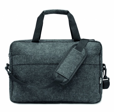 Logo trade promotional gifts image of: 15 inch RPET felt laptop bag