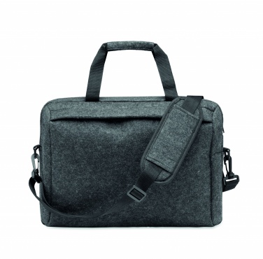 Logo trade promotional gift photo of: 15 inch RPET felt laptop bag