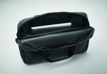 Logotrade promotional gift picture of: 15 inch RPET felt laptop bag