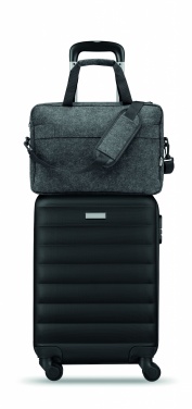 Logotrade business gift image of: 15 inch RPET felt laptop bag