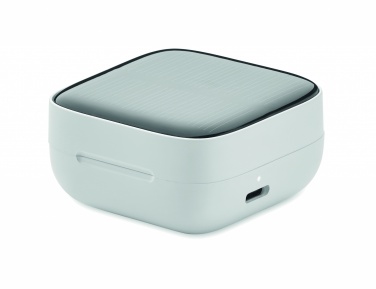 Logo trade promotional products image of: TWS earbuds with solar charger