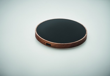 Logotrade promotional giveaways photo of: Wireless charger in acacia 15W