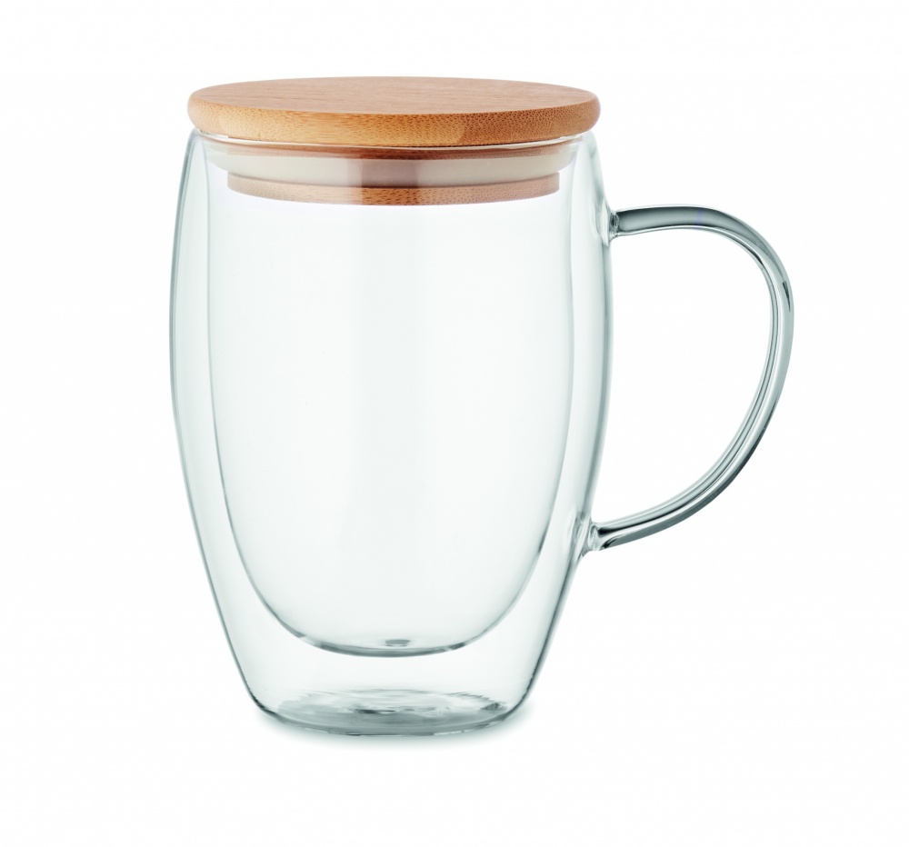 Logo trade promotional items picture of: Double wall borosilicate mug
