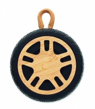 Logo trade corporate gift photo of: Wireless speaker tire shaped