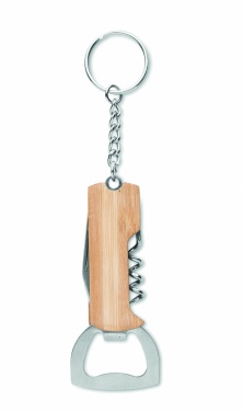 Logo trade promotional merchandise photo of: 3 in 1 bamboo pocket tool