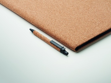 Logo trade promotional gifts picture of: A4 cork conference folder