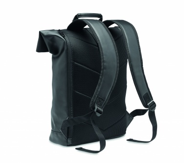 Logotrade corporate gift image of: Laptop PU Rolltop backpack
