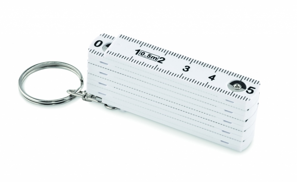 Logo trade advertising products image of: Carpenters ruler key ring 50cm Kotka
