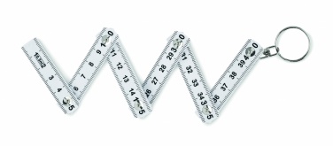 Logotrade promotional item picture of: Carpenters ruler key ring 50cm Kotka