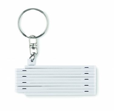 Logo trade promotional giveaway photo of: Carpenters ruler key ring 50cm Kotka