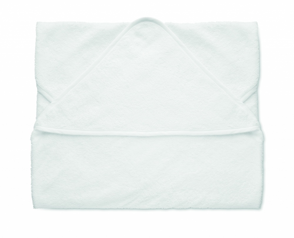 Logo trade corporate gift photo of: Cotton hooded baby towel