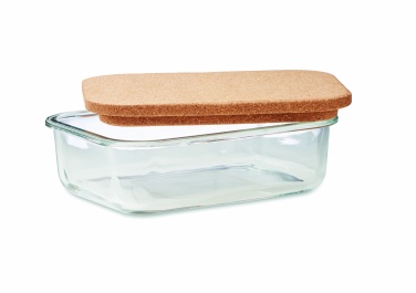 Logotrade promotional products photo of: Glass lunch box with cork lid
