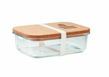 Logotrade business gift image of: Glass lunch box with cork lid