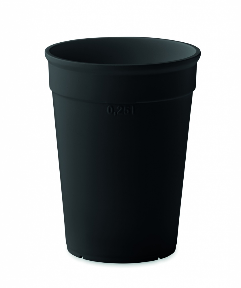 Logo trade promotional gift photo of: Recycled PP cup capacity 250 ml