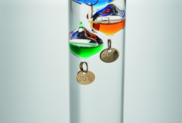 Logo trade promotional giveaways picture of: Galileo thermometer glass 28cm