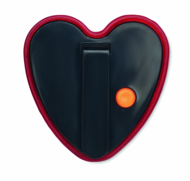 Logo trade advertising products image of: Heart shaped reflector light
