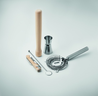 Logotrade promotional gifts photo of: 5 piece cocktail kit in pouch.