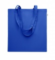 Recycled cotton shopping bag, Royal Blue