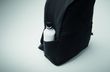 Logotrade business gift image of: A 15-inch laptop backpack made of recycled pre-consumer cotton and recycled polyester with customizable printing.