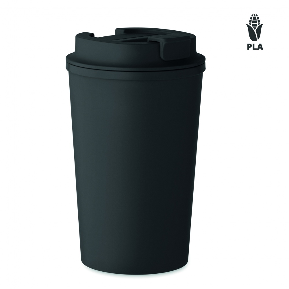 Logo trade promotional merchandise photo of: PLA double wall tumbler 350 ml