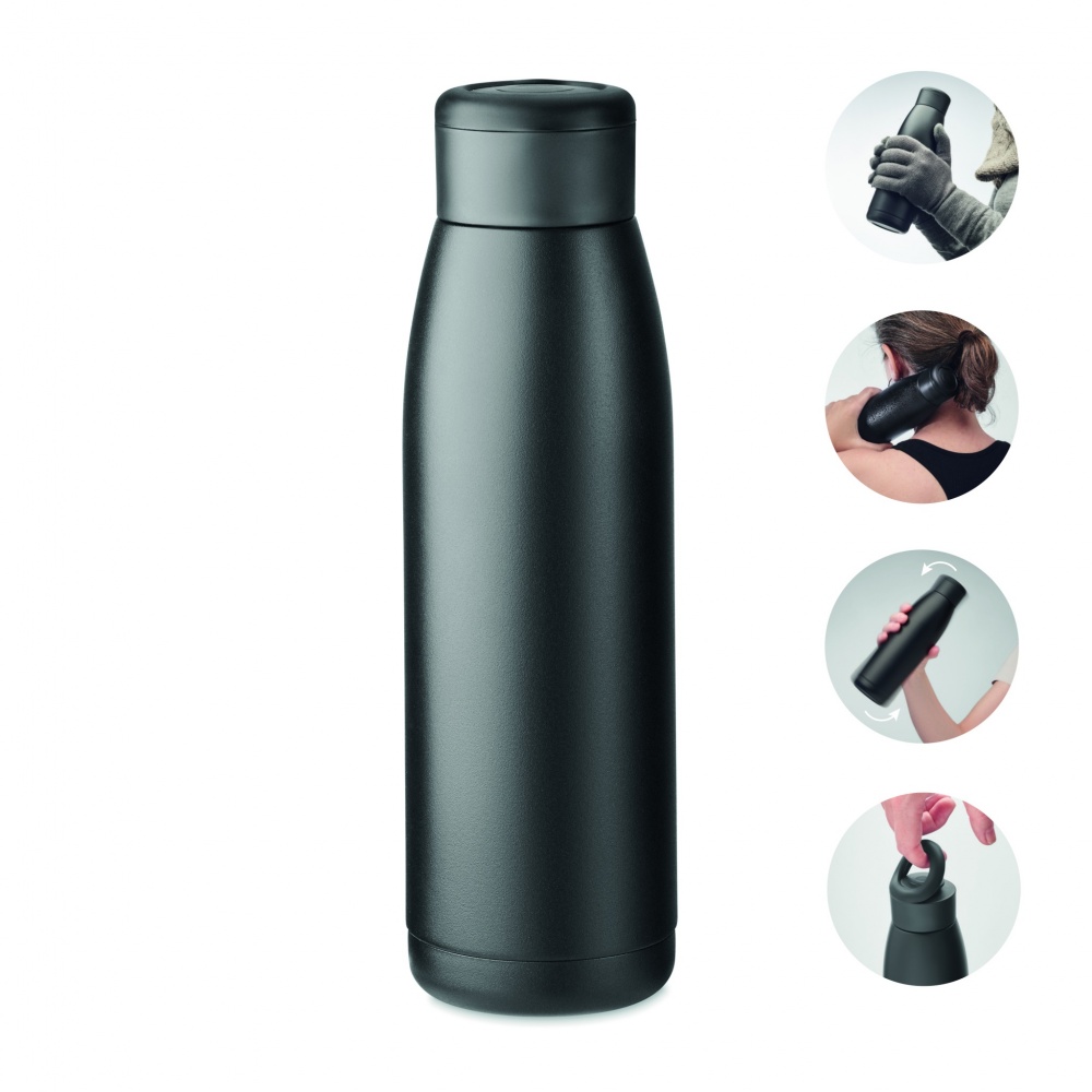 Logotrade promotional item image of: Heat-cool double wall bottle
