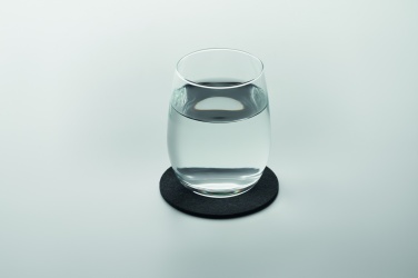 Logo trade promotional merchandise photo of: Round coaster in RPET felt