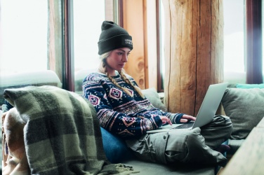 Logo trade promotional product photo of: Unisex beanie RPET polyester