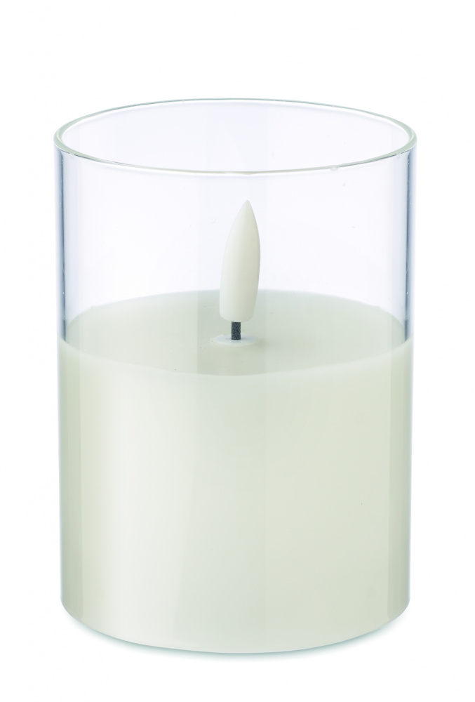 Logotrade promotional gift picture of: LED wax candle in glass holder