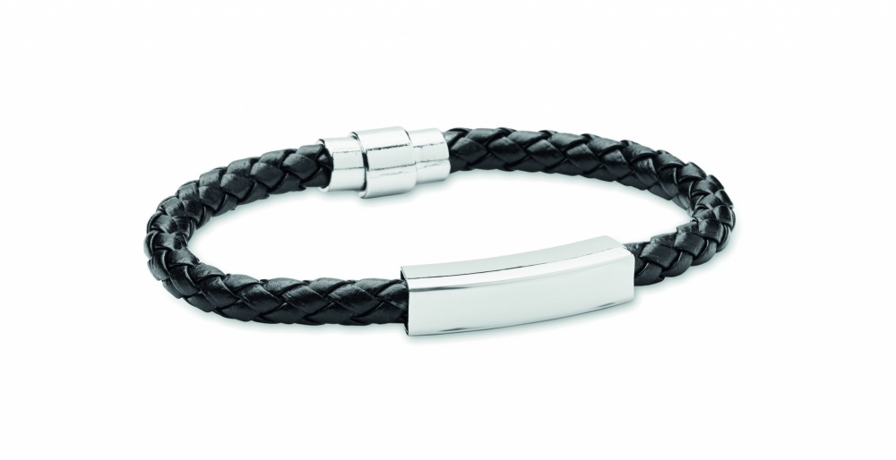 Logotrade promotional merchandise picture of: Braided faux leather bracelet