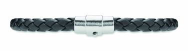 Logo trade promotional merchandise picture of: Braided faux leather bracelet