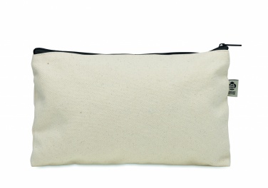 Logo trade promotional products picture of: Cosmetic bag cotton 340 gr/m²