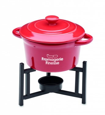 Logo trade promotional item photo of: Ceramic fondue set 300 ml