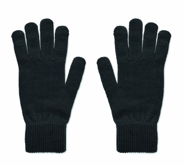 Logo trade promotional product photo of: Knitted gloves in RPET
